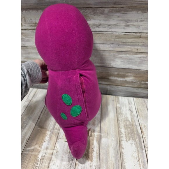 2- TLC Vintage Barney the Dinosaur Plush Set Classic and Bedtime Pajamas READ - Picture 12 of 15
